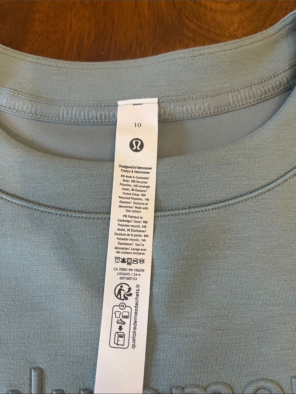 lululemon athletica Light Sage Green Crewneck Sweatshirt - Picture 3 of 6